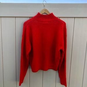 H&M knit mock-turtleneck sweater